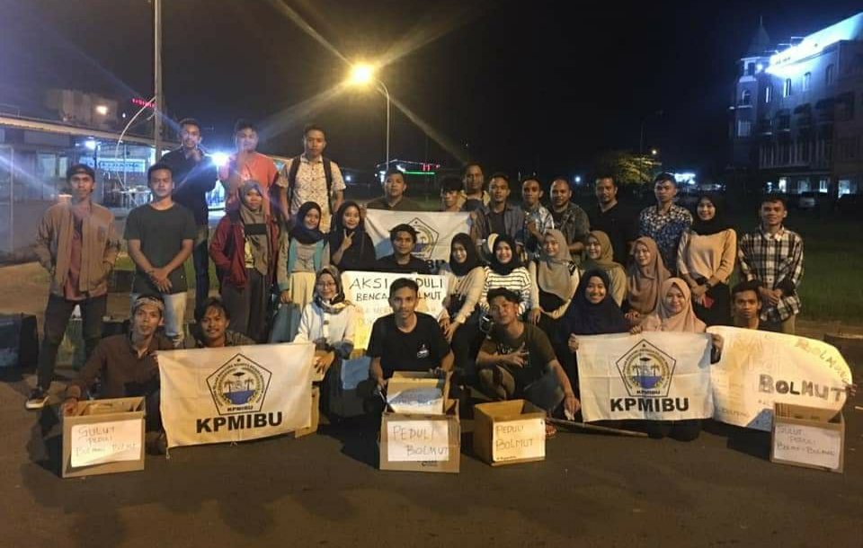 KPMIBU Cabang Manado Gelar Aksi Peduli Bencana Bolmut dan Bolmong