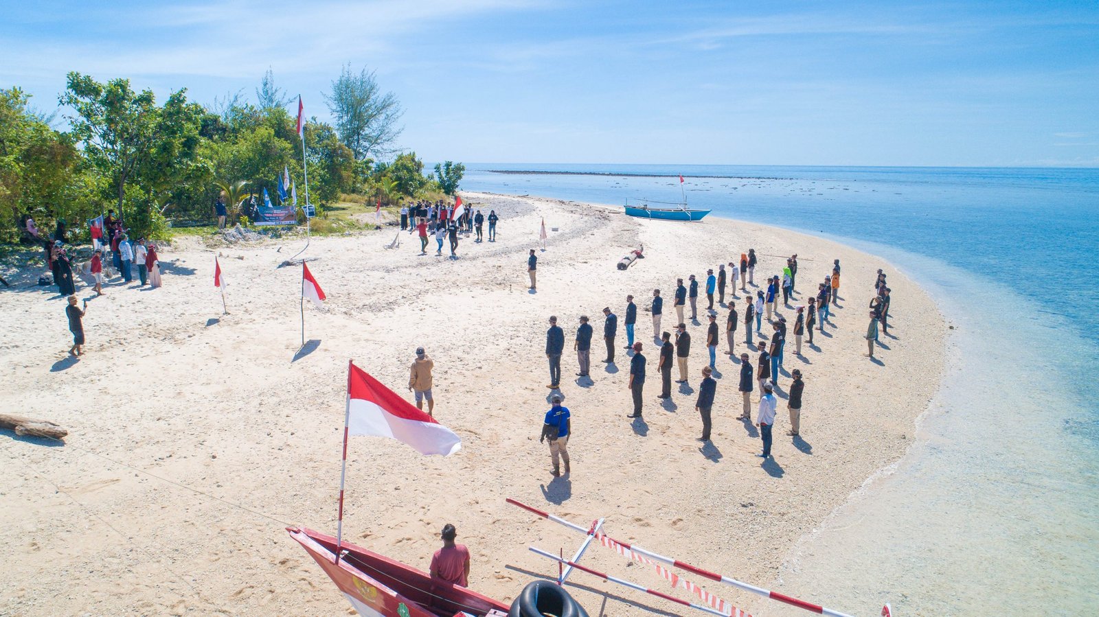 Gandeng 9 Organisasi Komunitas, PWI Peringati Hari Kemerdekaan di Pulau Bongkil