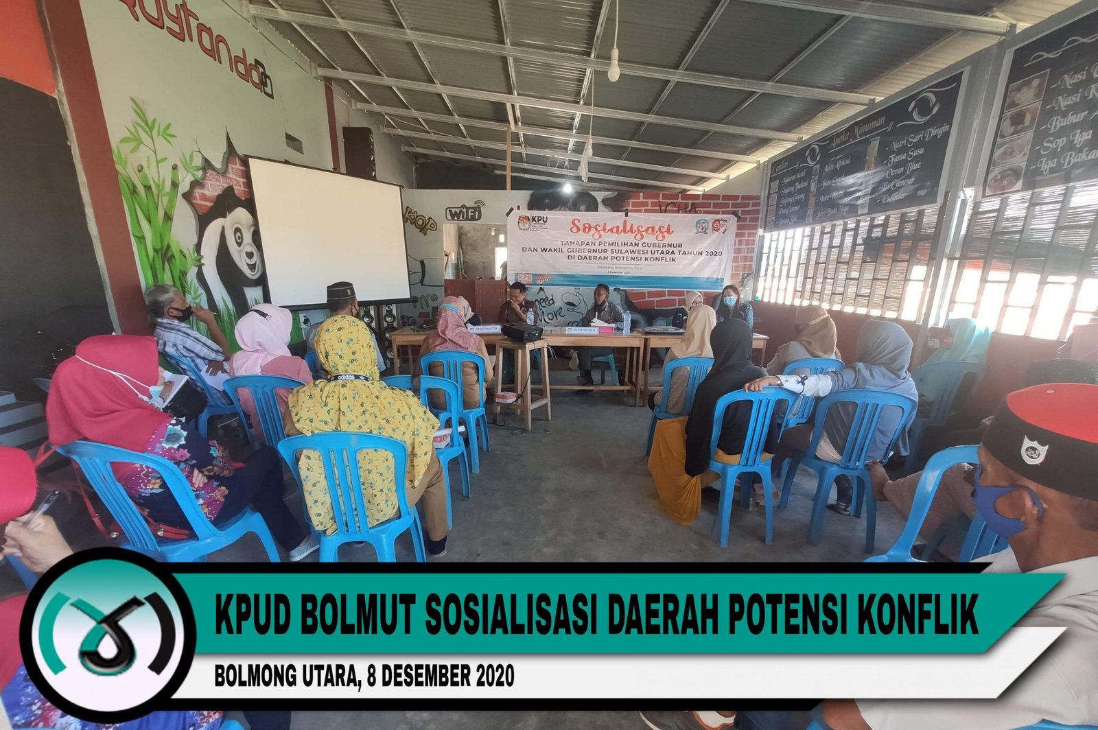 Sulut Masuk Kategori Potensi Konflik, KPUD Bolmut Gencar Lakukan Sosialisasi