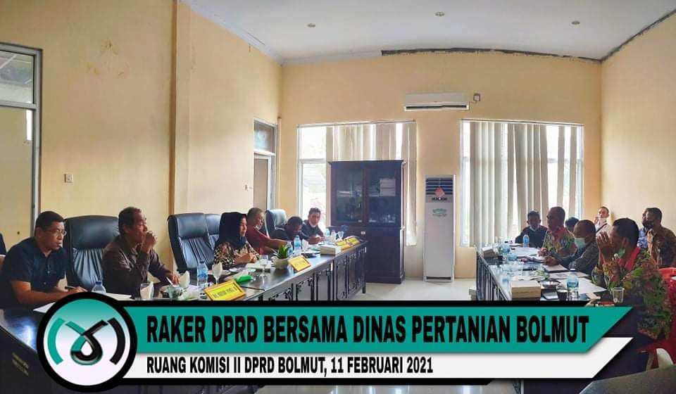 DPRD Bolmut Gelar Raker Soal Bantuan Bidang Pertanian