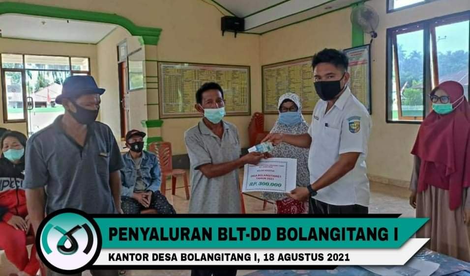 BLT-DD Bolangitang I Bulan Agustus Disalurkan