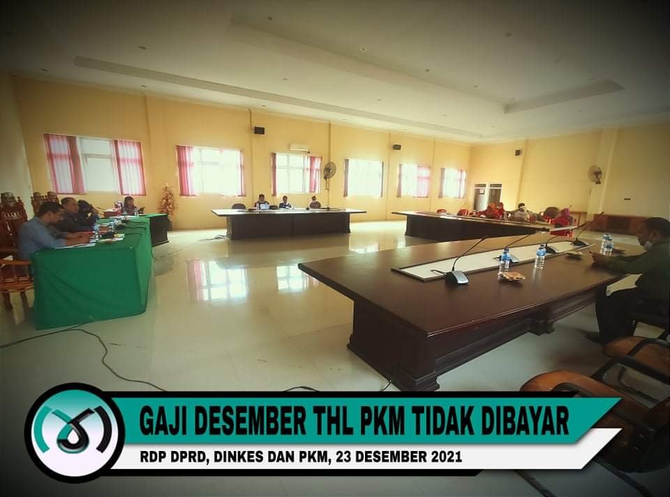 Gaji Desember THL PKM Se-Bolmut Tidak Dibayar