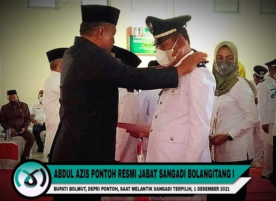 Depri Pontoh Lantik Sangadi Bolangitang I