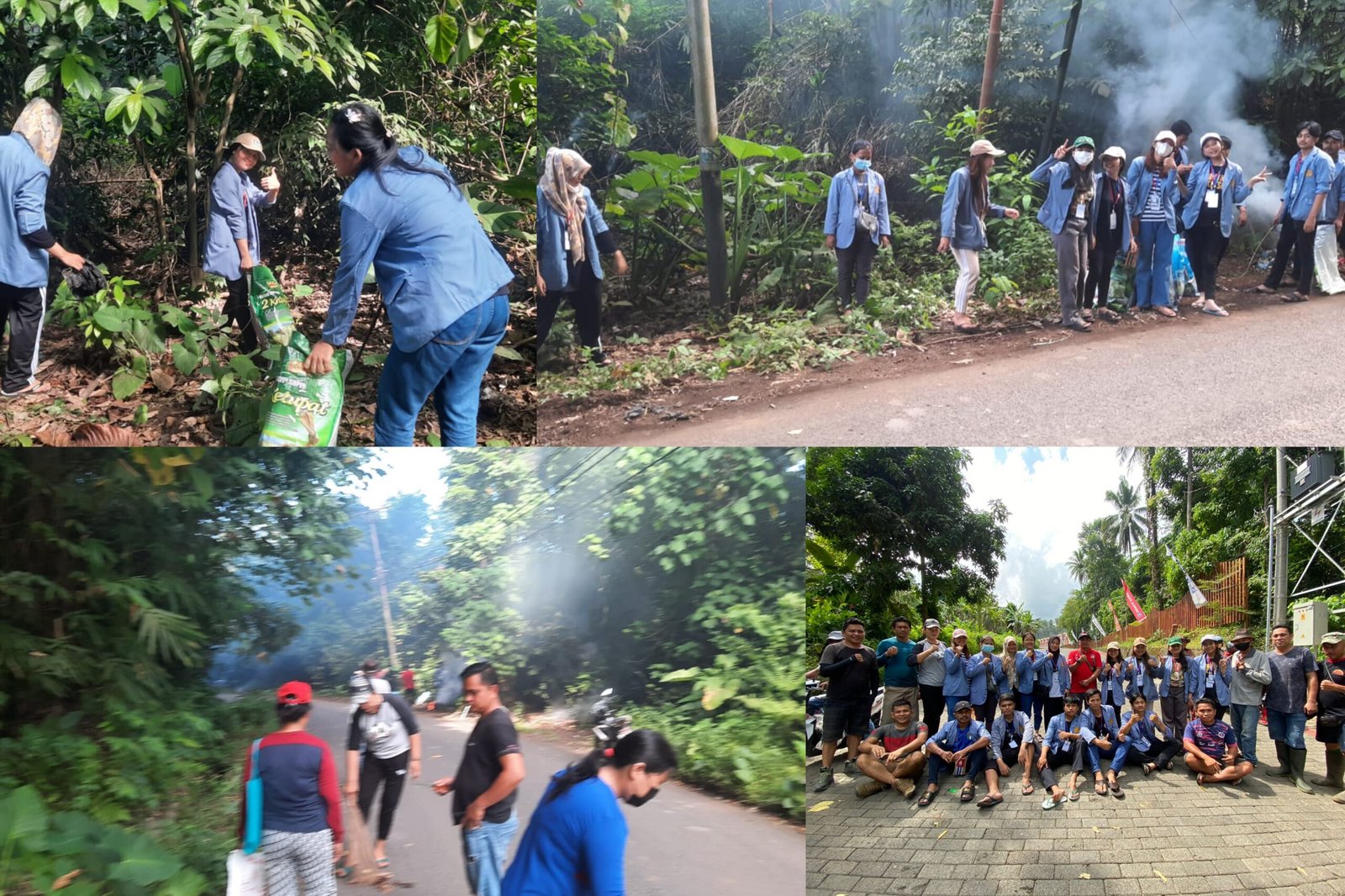 Maknai HUT Minahasa Ke-594, Pemdes Sea Gandeng Mahasiswa Unsrat Sterilkan Cagar Budaya Mata Air Kolongan