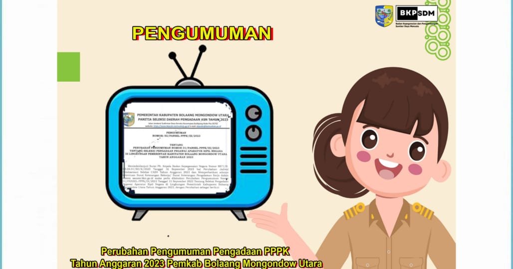 Panselda CASN Bolmut Umumkan Perubahan Jadwal Seleksi