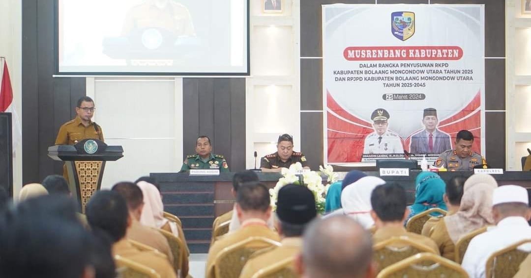 Musrenbang Tingkat Kabupaten Bolmut, Bupati Ungkap RKPD 2025 Fokus Pemulihan Ekonomi