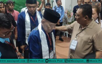 Bapaslon Hamdan Dan Rafiq mendaftar di KPU Bolmut