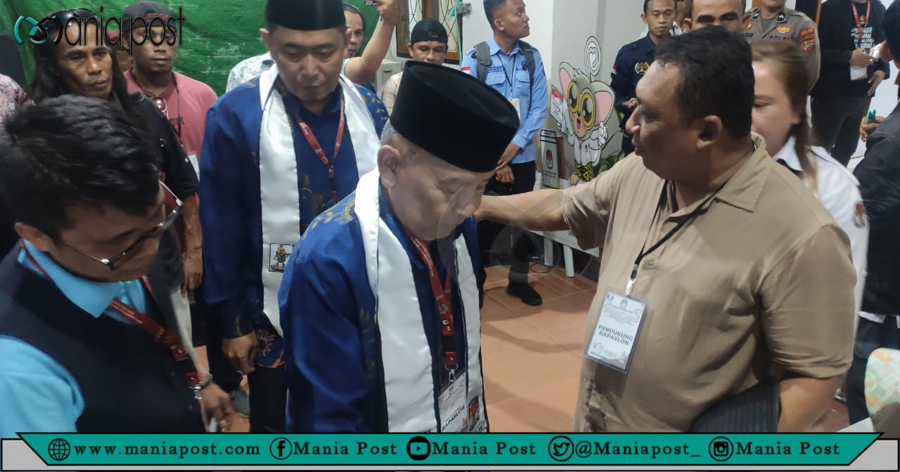 Bapaslon Hamdan Dan Rafiq mendaftar di KPU Bolmut