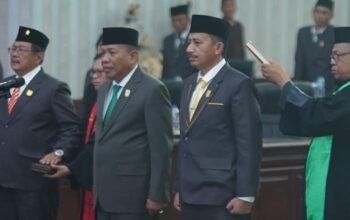 Pimpinan DPRD Bolmut Periode 2024-2029 Diambil Sumpah Janji