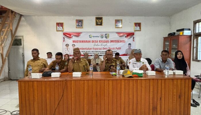 Musyawarah Pembentukan Koperasi Merah Putih Desa Ollot Satu