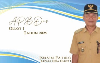 APBDes Ollot 2025 Running, Berikut Rinciannya