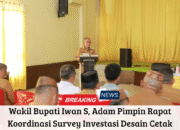 Wakil Bupati Pohuwato Buka Rapat Koordinasi SID Cetak Sawah
