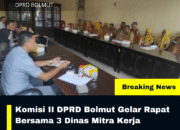 Komisi II DPRD Bolmut Gelar Rapat Bersama 3 Dinas Mitra Kerja