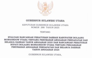 Gubernur Keluarkan SK APBD-P Bolmut, Akim Ungkap Pekan Depan Anggaran “Running”.