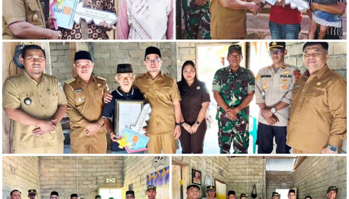 BOLMUT MENGGELORA: Hadiah Manis Rumah Layak Huni dari Bupati Sirajudin Lasena untuk Warga Bolangitang