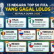 13 Negara Top 50 FIFA yang Gagal Lolos ke Piala Dunia 2026