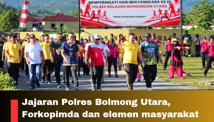 Sinergi Tanpa Batas, Polres Bolmong Utara Komit Jaga Stabilitas Daerah di Usia ke-80